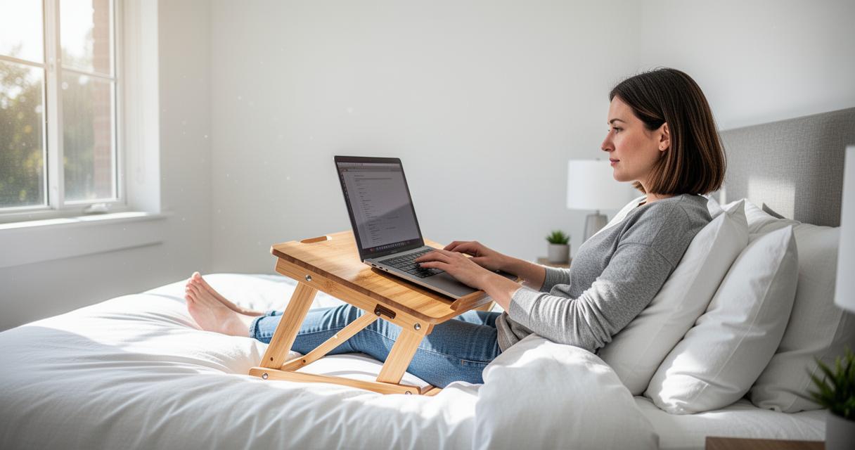 Choisir le bon support TrayDESK : le plateau pliable pour ordinateur indispensable au confort au bureau